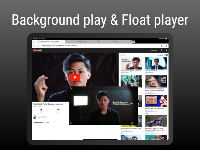 PPBrowser for Web Video
