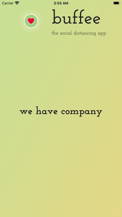 Buffee - Social Distancing App