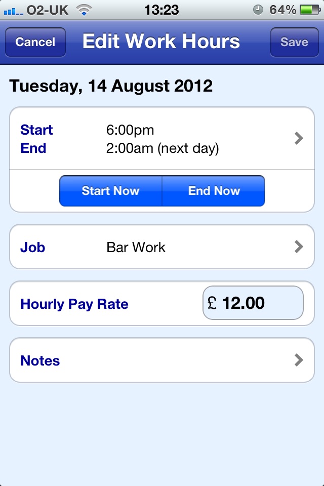 Easy Pay Diary screenshot 2