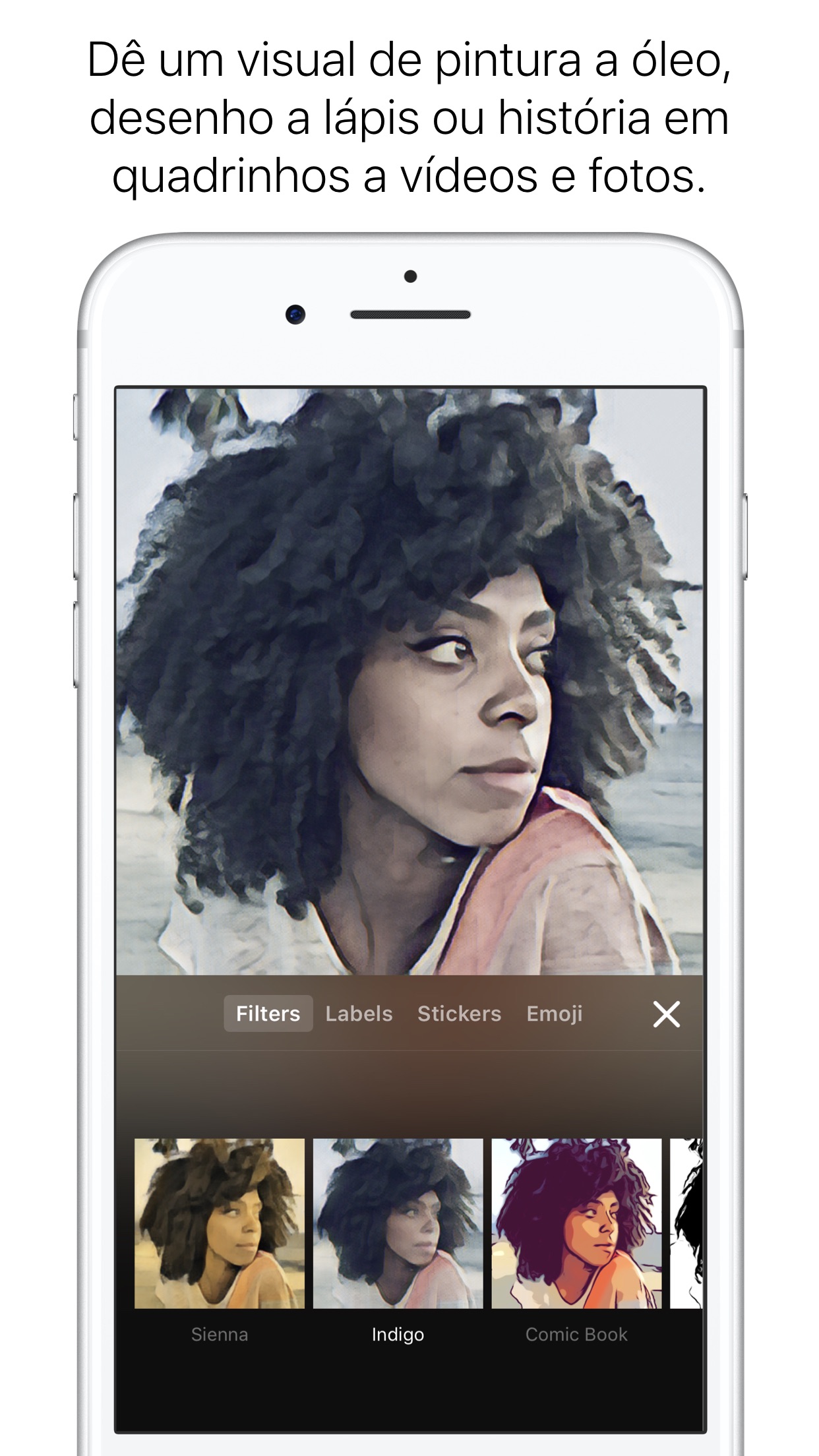 Screenshot do app Clips