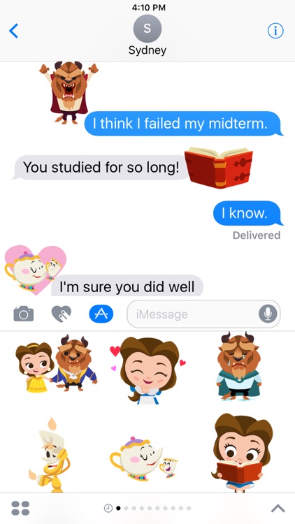 Beauty and the Beast Stickers screenshot-0