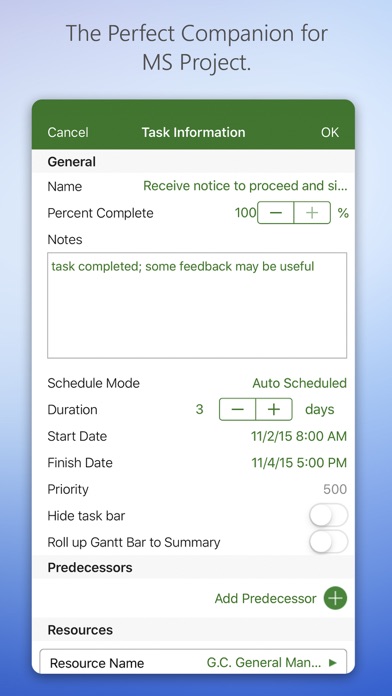 How to cancel & delete Project Plan 365 from iphone & ipad 4