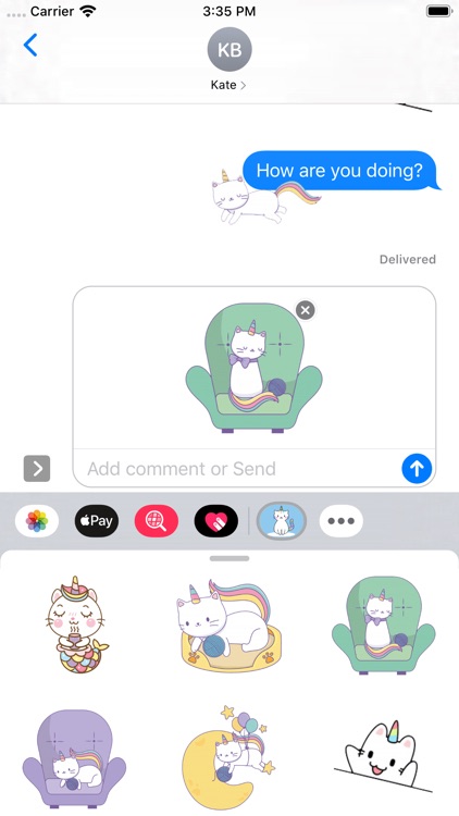 Unicat Pride Stickers
