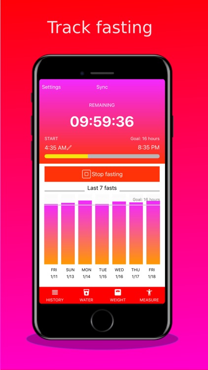Zero Calories fasting tracker