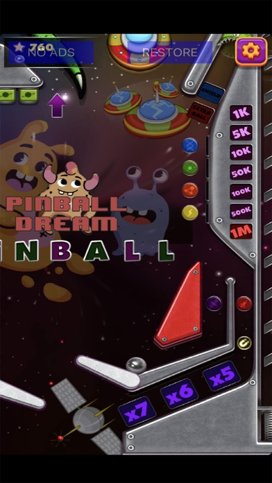 screenshot of Pinball Dream 2