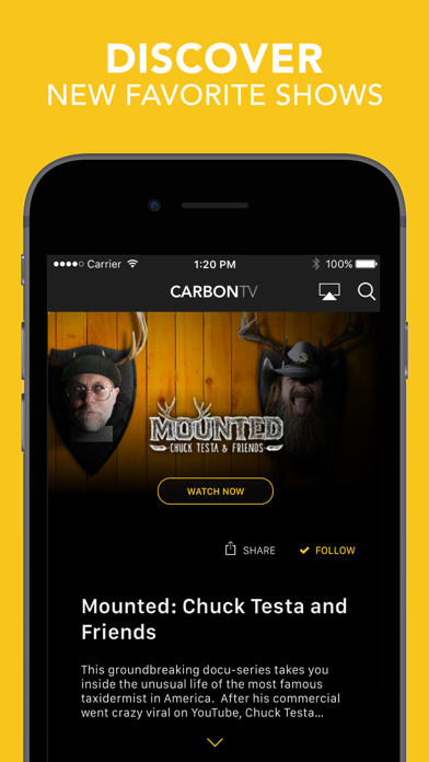 How to cancel & delete CarbonTV from iphone & ipad 2