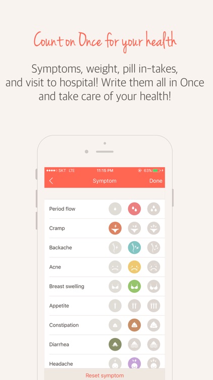 Once(A special period tracker) screenshot-3