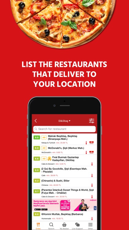 Yemeksepeti: Food & Grocery screenshot-3
