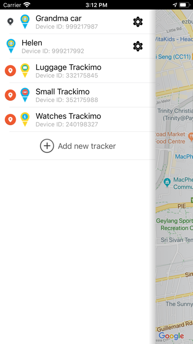 Trackimo screenshot 2