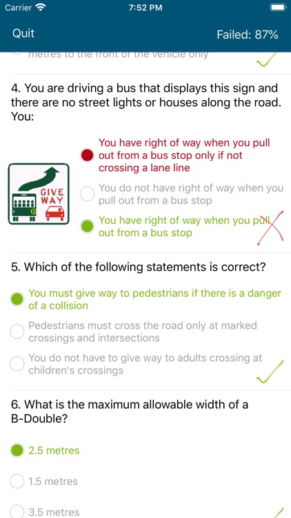 Driver licence test QLD