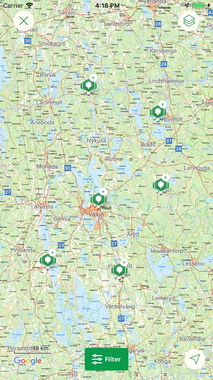 Växjö Naturkarta screenshot-4