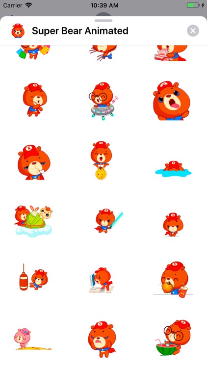 Super Bear: Animated Stickers screenshot-3