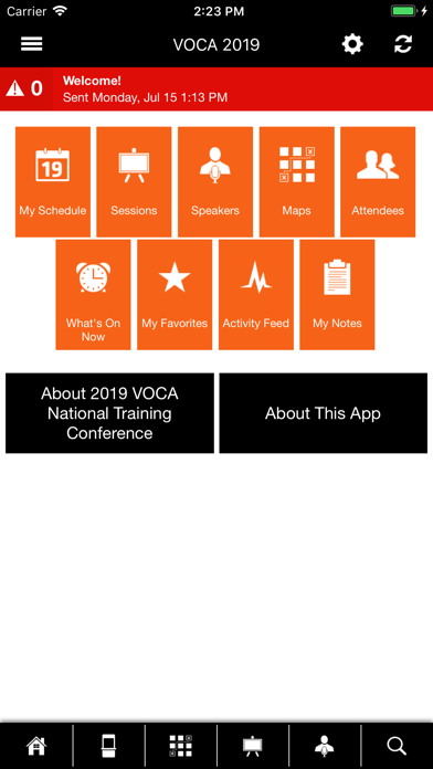 VOCA National Conference screenshot 2