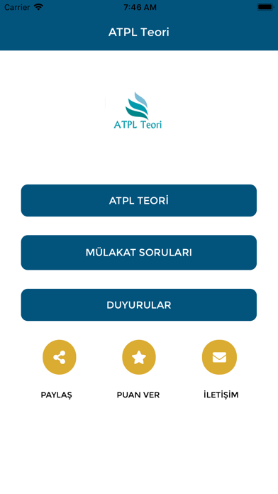 How to cancel & delete ATPL Teori - Pilotaj Mülakat from iphone & ipad 1