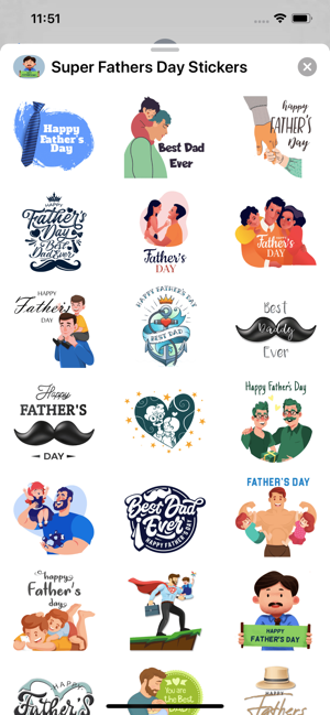 Super Father's Day Stickers(圖2)-速報App