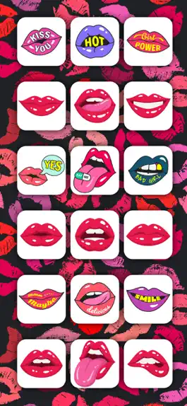 Game screenshot Sexy Lips Flirting Stickers apk