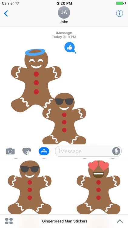 Gingerbread Man Stickers!