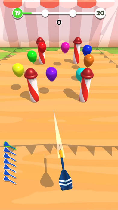 Darts vs Balloons screenshot 1