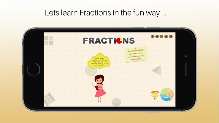 Fractions - Math app