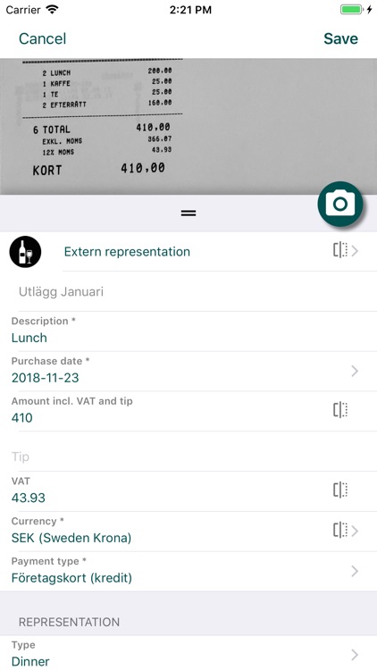 Accountor Expense