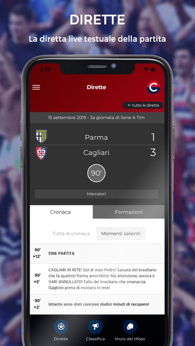 CalcioCasteddu screenshot 2