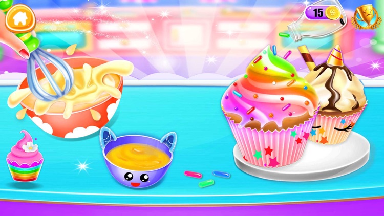 Unicorn Cupcake Baking Kitchen screenshot-0