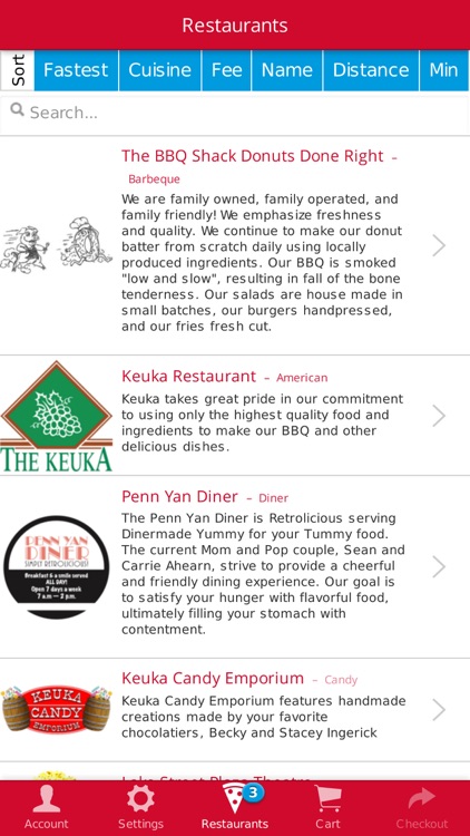 Keuka To Go - Food Delivery