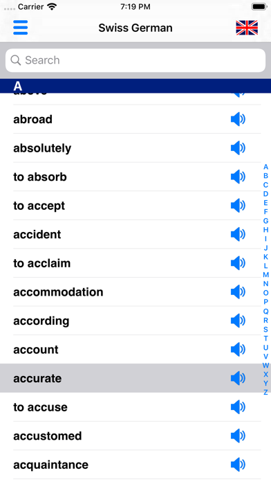 How to cancel & delete Swiss German Dictionary from iphone & ipad 1