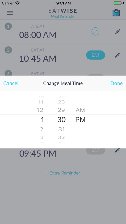 EatWise - Meal Reminder screenshot-3
