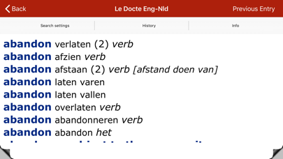 Le Docte Dutch-English screenshot 4