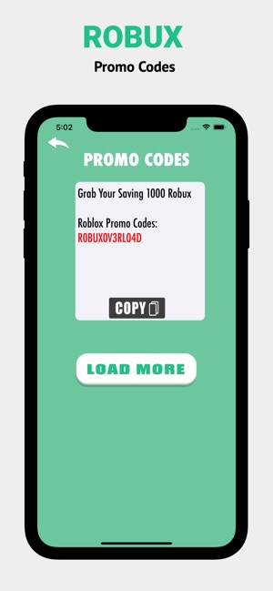 Robux Promo Codes For Roblox On The App Store - 1000 roblox codes