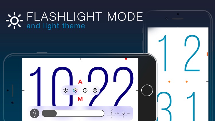 ClockPhone - big digital clock