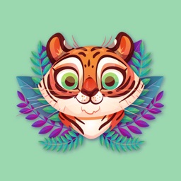 Cute Tiger Roar Stickers