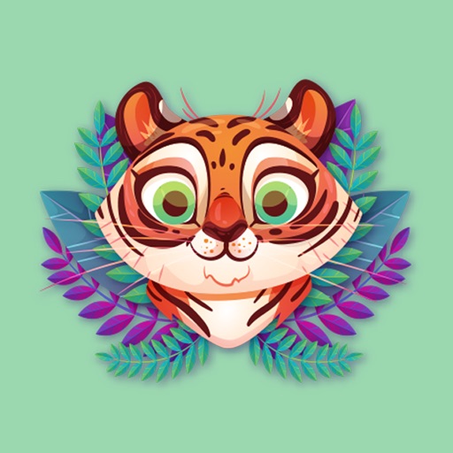 Cute Tiger Roar Stickers Icon