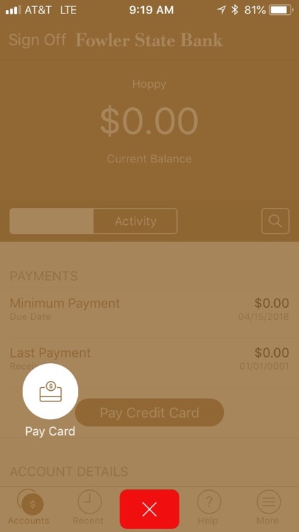 Fowler State Bank Credit Card screenshot-3