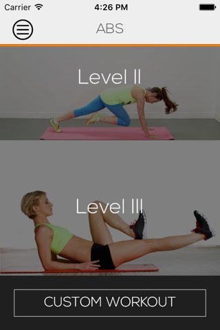 Ab & Core - Custom Workout - náhled