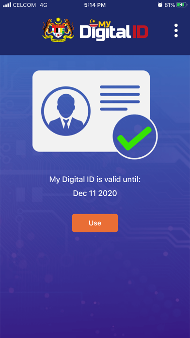 MyDigital ID screenshot 2