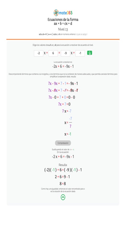 Ecs. ax+b=cx+d screenshot-6