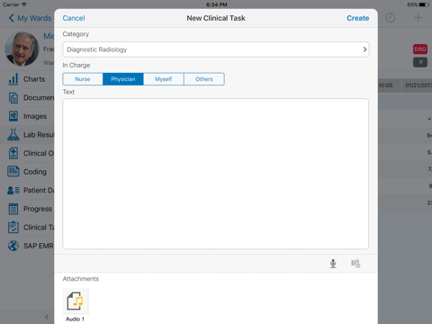 SAP EMR Unwired - náhled