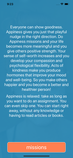 Appiness mission to happiness