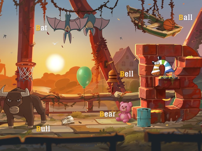 Zebrainy A-Z kids games