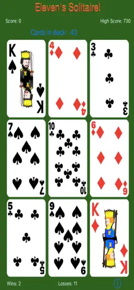 Game screenshot Elevens Solitaire mod apk