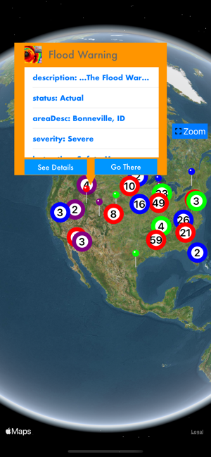 Instant NOAA Alerts 3D Lite(圖2)-速報App