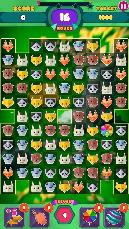 Paper Animal Match 3 Games screenshot-4