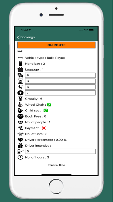 Imperial Ride Driver App screenshot 4