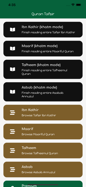 Quran Tafsir Ibn Kathir & more