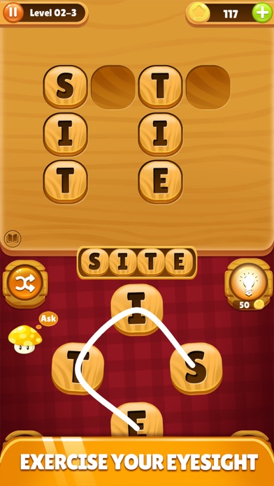 Wood Word Puzzle screenshot 2