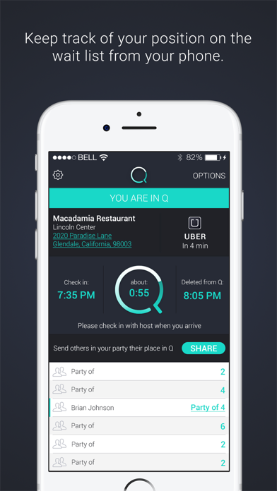 Q Waitlist Guest App screenshot 3