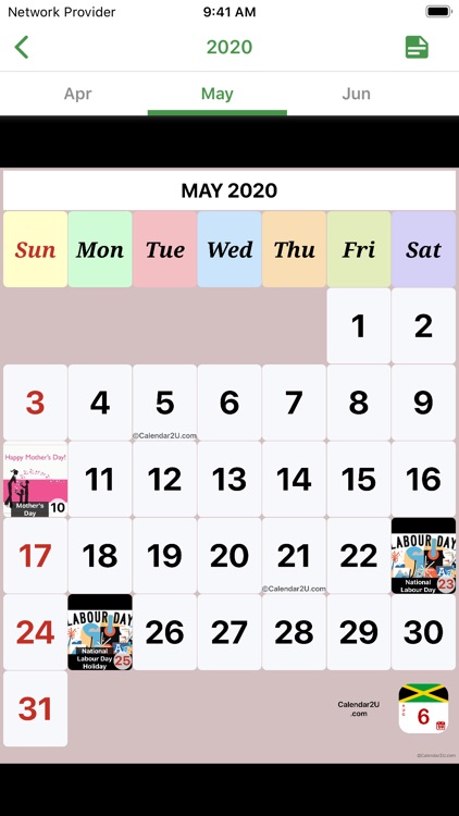 Jamaica Calendar 2020 - 2021 screenshot-4