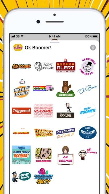 Ok Boomer - Animated Stickers